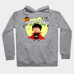 Cute cartoon Happy Halloween.Trick or Treat. Hoodie